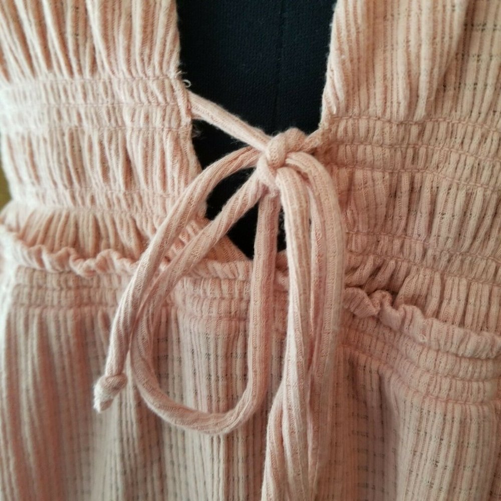 Free People Beach Bound Tank Top Tunic Shirt Pink - Picture 3 of 8
